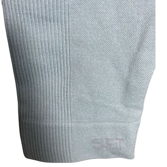 SET ACTIVE Sculptflex Athletic Blue Leggings Size Medium Yoga Running Workout 📦 - Picture 7 of 8